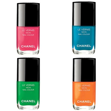 chanel neon nail polish|Chanel nail color chart.